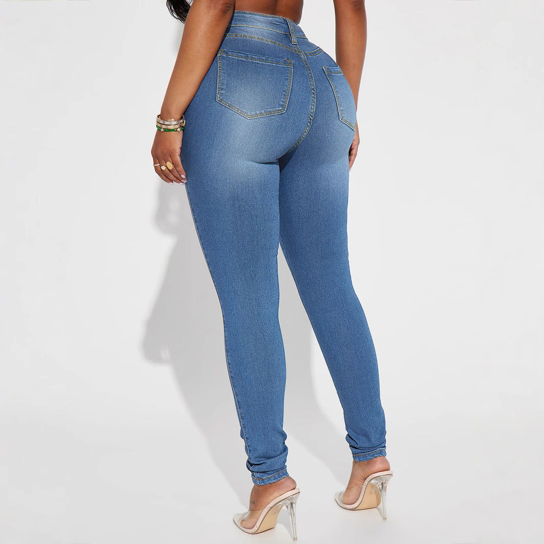 Jeans VitalShape Mujer – Slim Fit, Cintura Alta, Denim Elástico Moldeador (S–XL) Jeans / Pantalones Mujer Mi tienda