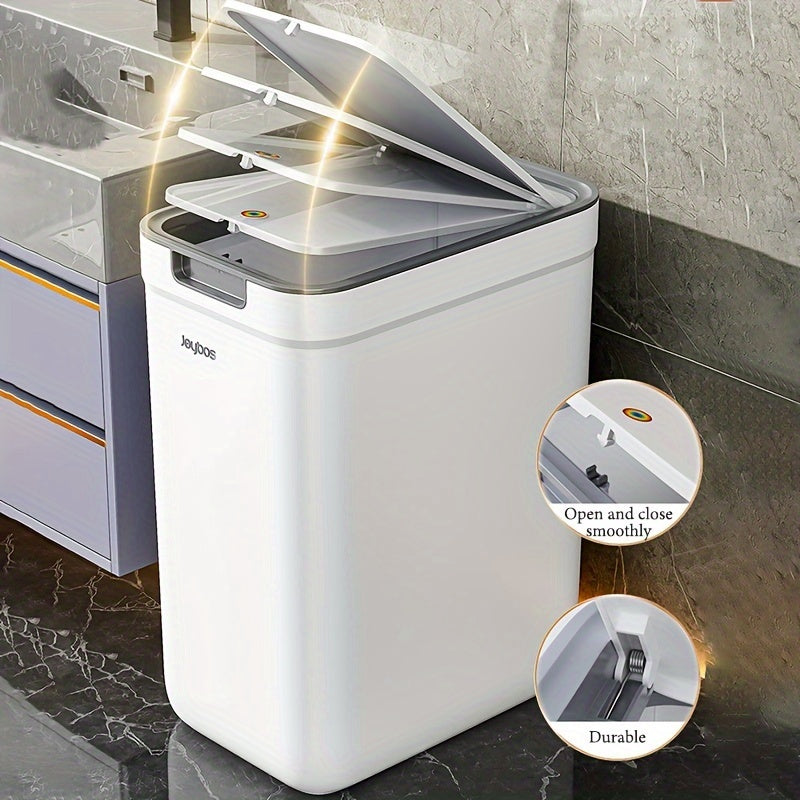 Set de 2 Botes de Basura Blancos con Tapa Antiodor – Diseño Moderno y Compacto Bins > Bins TM