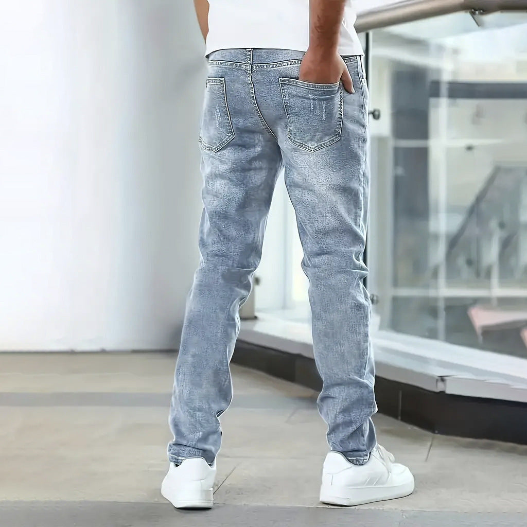 Jeans VitalComfort™ Hombre – Stretch Casual Color Sólido | Comodidad y Estilo Diario Jeans Casuales NovaVitalShop