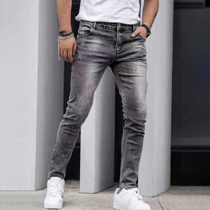 Jeans VitalComfort™ Hombre – Stretch Casual Color Sólido | Comodidad y Estilo Diario Jeans Casuales NovaVitalShop Gray 2XL