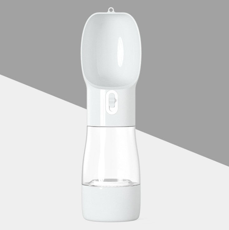 Dispensador de Agua Portátil para Perros | Botella Plegable 2 en 1 | Ideal para Viajes y Paseos Accesorios para mascotas / Bebedero port Mi tienda Grey