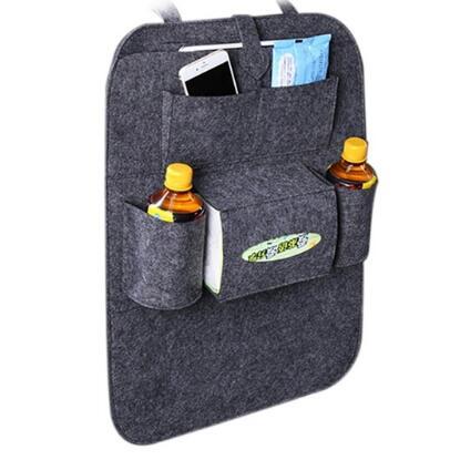 Organizador Multiusos para Asiento de Auto – Bolsillos de Almacenamiento, Montaje Colgante Universal (Impermeable, Negro) Accesorios para Auto Mi tienda Gery