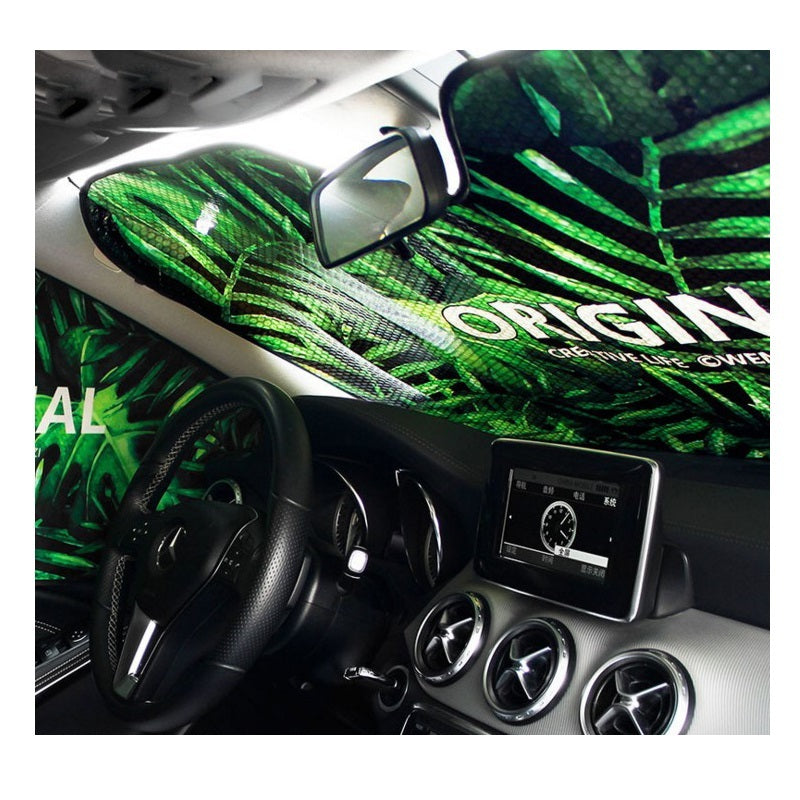 Parasol para Auto con Diseño Artístico – Protección UV y Aislamiento Térmico (Plegable, Universal, Aluminio Reflectante) Protección solar Mi tienda