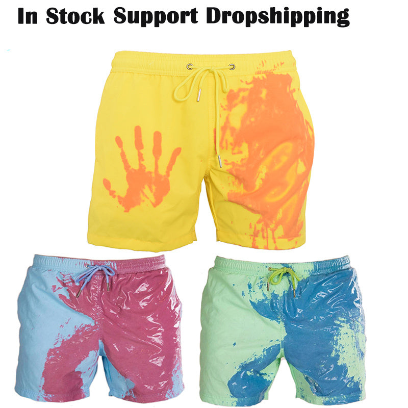 Shorts VitalMagic™ Hombre – Cambian de Color al Agua y Secado Rápido | Moda Reactiva para Playa Shorts Playa Hombre NovaVitalShop
