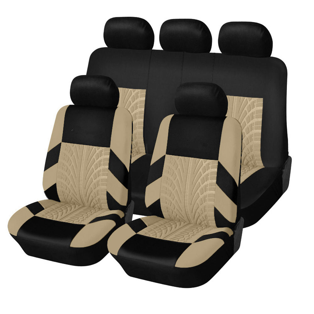 Funda de Asiento para Auto Estilo General Motors – Protección y Elegancia (Juego Completo, Universal) Accesorios para auto / Fundas de asiento Mi tienda Brown