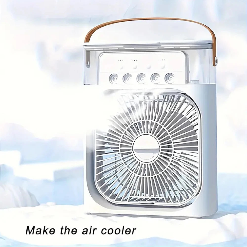 Mini Aire Acondicionado VitalCool - Portátil USB con LEDs Climatización y Hogar NovaVitalShop