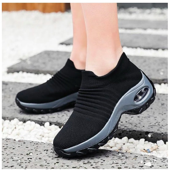 Zapatos VitalDance Hombre – Plataforma Urbana, Estilo Coreano, Casual Streetwear (Tallas 39–45) Zapatos Hombre NovaVitalShop Black Grey Sole 35