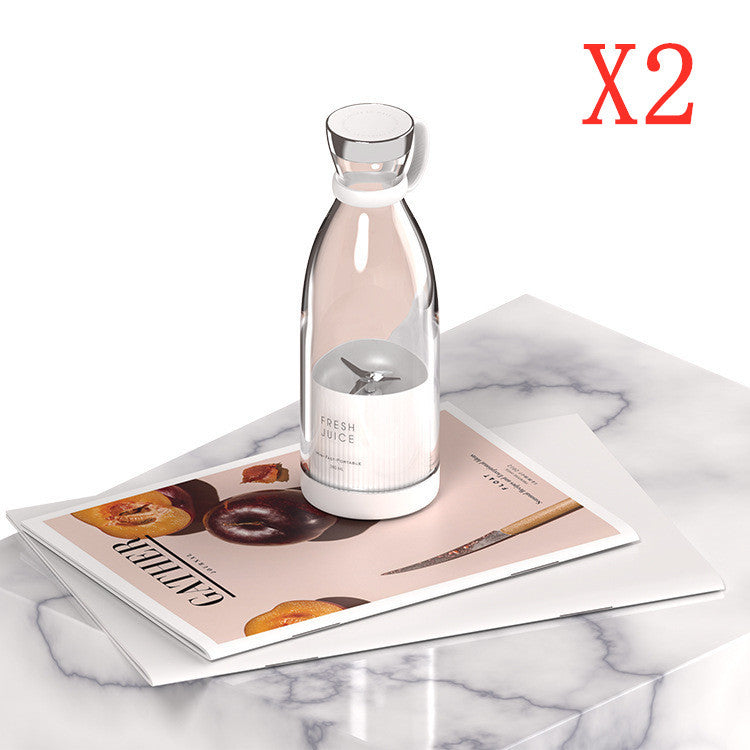 VitalBlend Pro – Licuadora Portátil Recargable para Smoothies y Jugos Naturales Licuadora Portátil / Blender USB Recarga NovaVitalShop 2pcs White