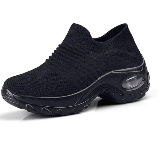 Zapatos VitalDance Hombre – Plataforma Urbana, Estilo Coreano, Casual Streetwear (Tallas 39–45) Zapatos Hombre NovaVitalShop All Bkack 44
