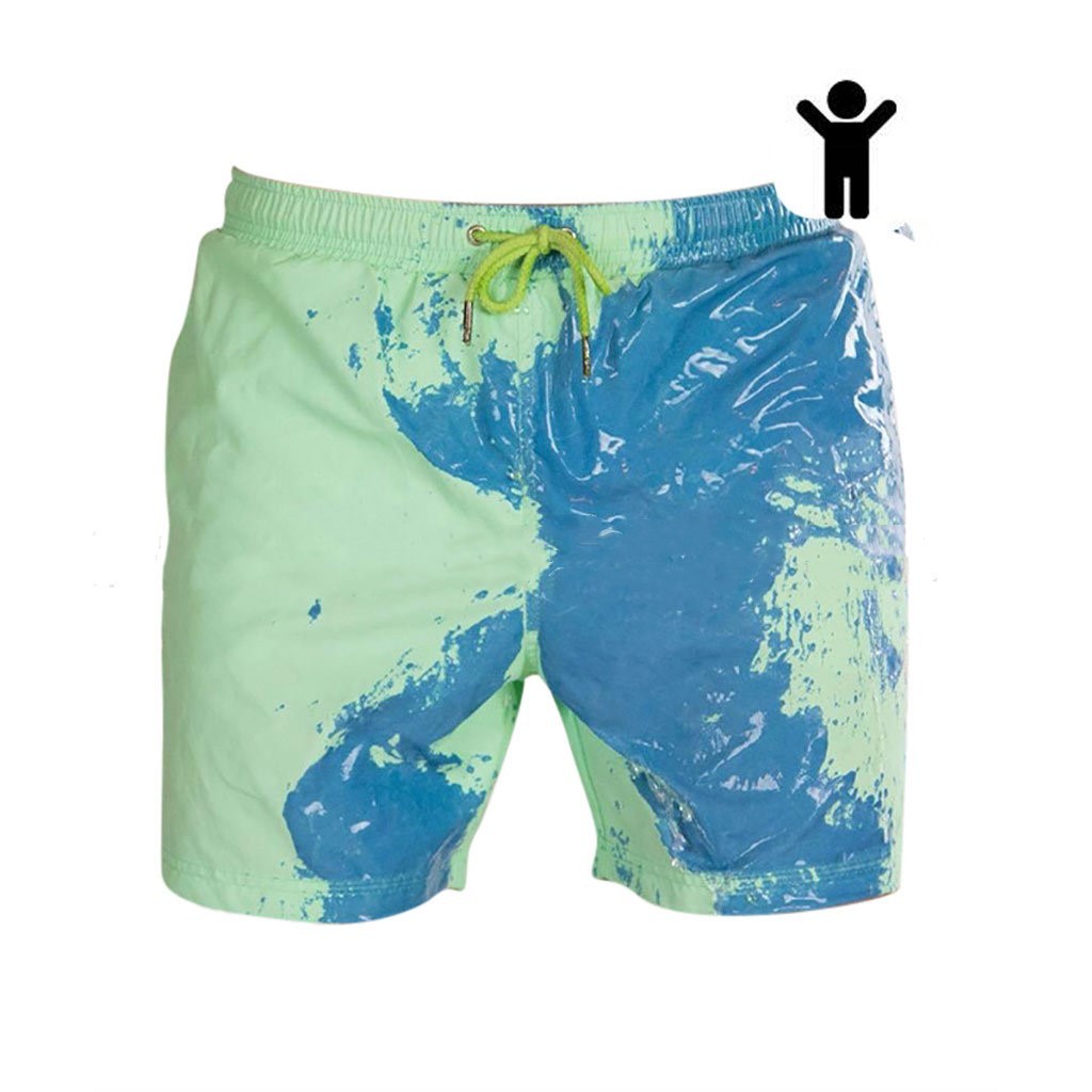 Shorts VitalMagic™ Hombre – Cambian de Color al Agua y Secado Rápido | Moda Reactiva para Playa Shorts Playa Hombre NovaVitalShop Green child 3XL