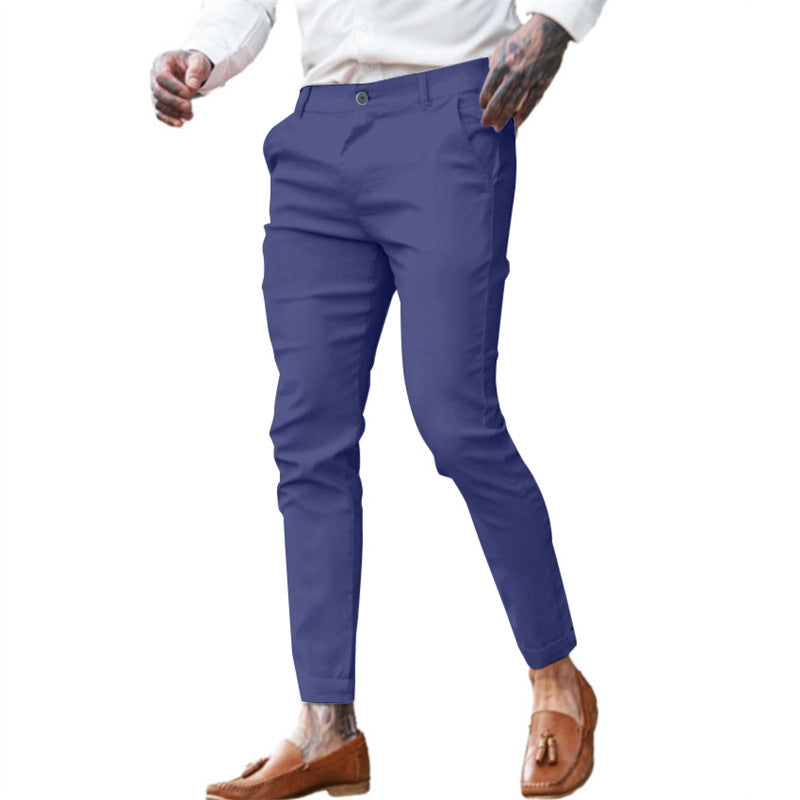 VitalTwill™ Pantalones Hombre – Stretch Slim Multicolor | Estilo Versátil y Cómodo Pantalones Casuales NovaVitalShop
