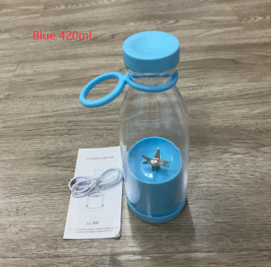 VitalBlend Pro – Licuadora Portátil Recargable para Smoothies y Jugos Naturales Licuadora Portátil / Blender USB Recarga NovaVitalShop Blue 420ml