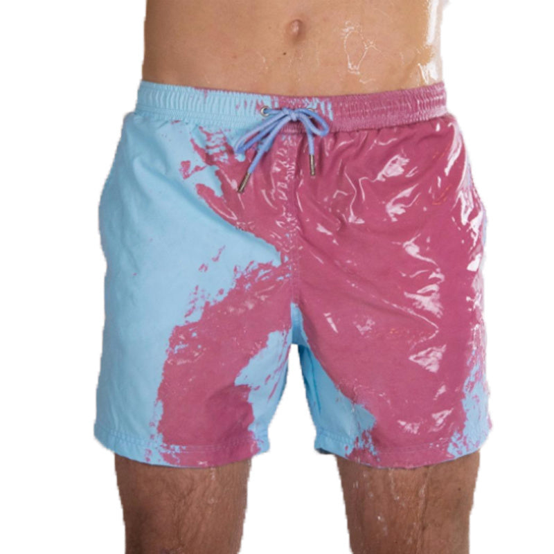 Shorts VitalMagic™ Hombre – Cambian de Color al Agua y Secado Rápido | Moda Reactiva para Playa Shorts Playa Hombre NovaVitalShop Navy Blue 3XL