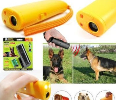 Dispositivo Ultrasónico 3 en 1 para Perros | Control de Ladridos + Linterna LED Entrenamiento para mascotas o Tecnología Mi tienda