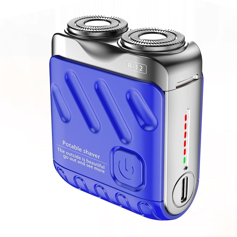 Xiaomi Mini Afeitadora de Doble Anillo – Recargable, Impermeable y Ultra Portátil Viral NovaVitalShop Technology Blue