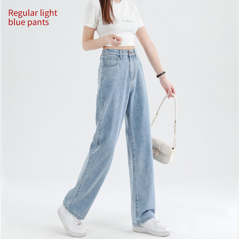 Jeans VitalArt – Rectos · Pintados · Cintura Media · Estilo Bohemio Jeans / Pantalones Mujer Mi tienda Regular light blue pants 2XL