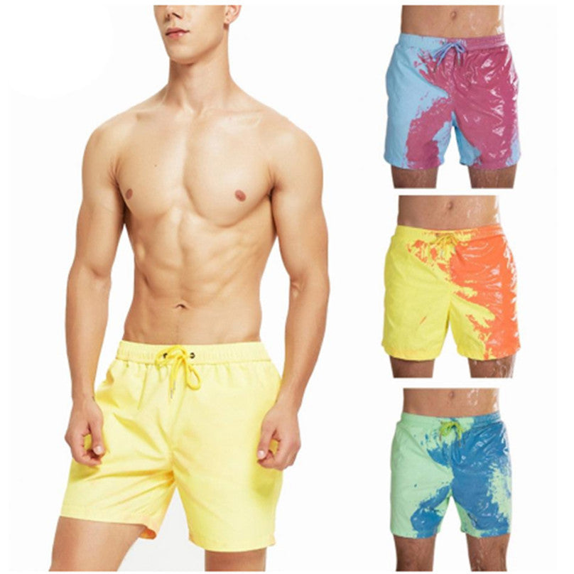 Shorts VitalMagic™ Hombre – Cambian de Color al Agua y Secado Rápido | Moda Reactiva para Playa Shorts Playa Hombre NovaVitalShop