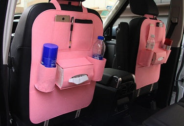 Organizador Multiusos para Asiento de Auto – Bolsillos de Almacenamiento, Montaje Colgante Universal (Impermeable, Negro) Accesorios para Auto Mi tienda