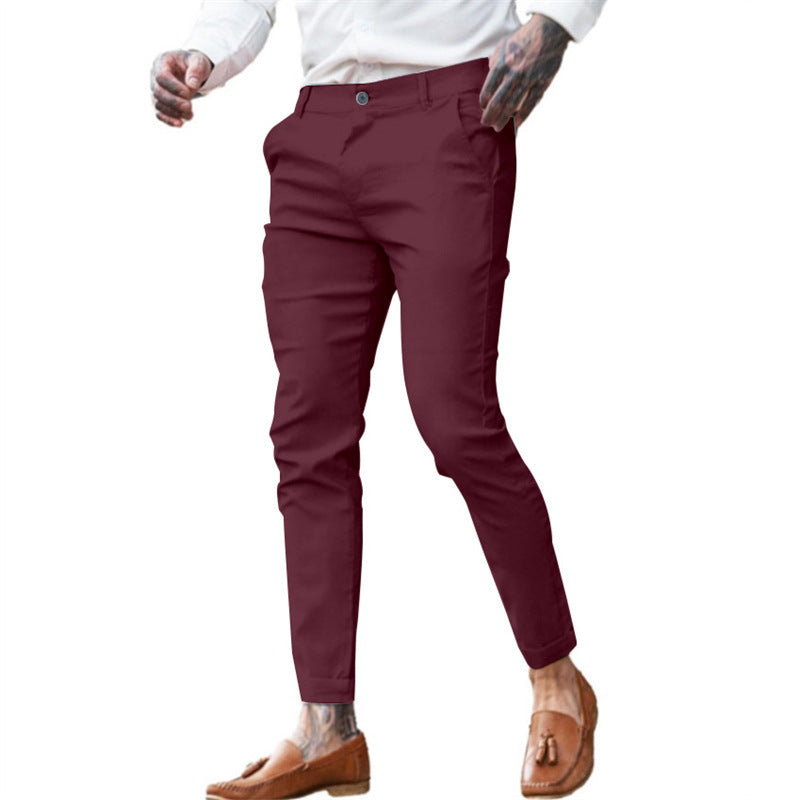 VitalTwill™ Pantalones Hombre – Stretch Slim Multicolor | Estilo Versátil y Cómodo Pantalones Casuales NovaVitalShop