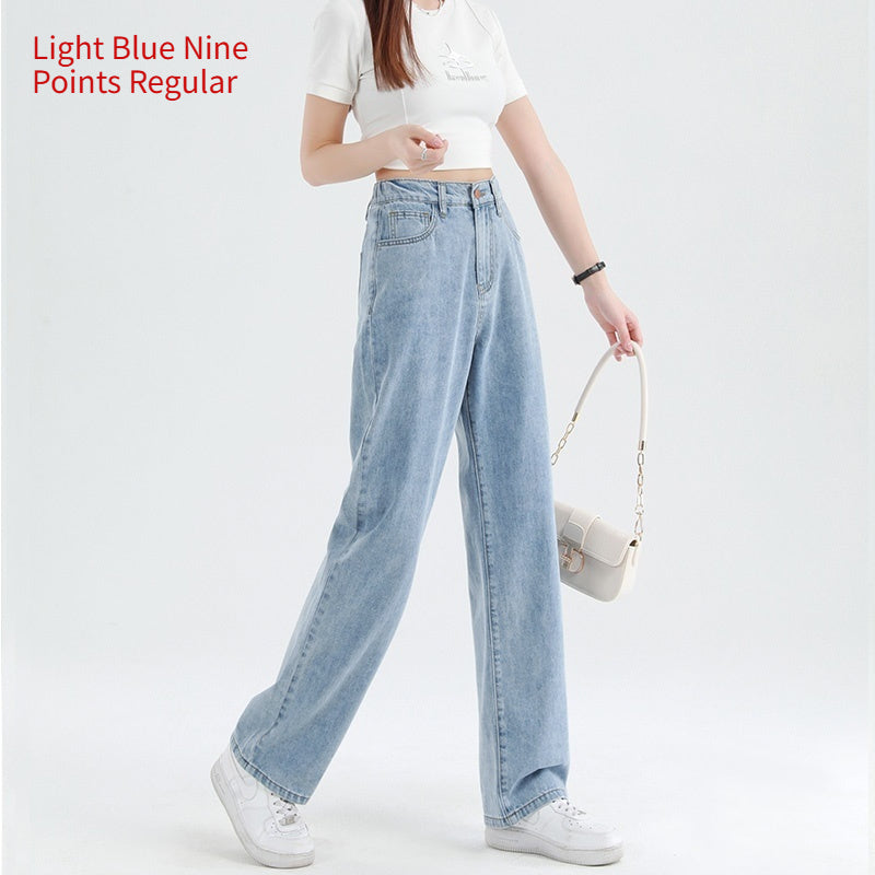 Jeans VitalArt – Rectos · Pintados · Cintura Media · Estilo Bohemio Jeans / Pantalones Mujer Mi tienda Light Blue Nine Points Regular 2XL