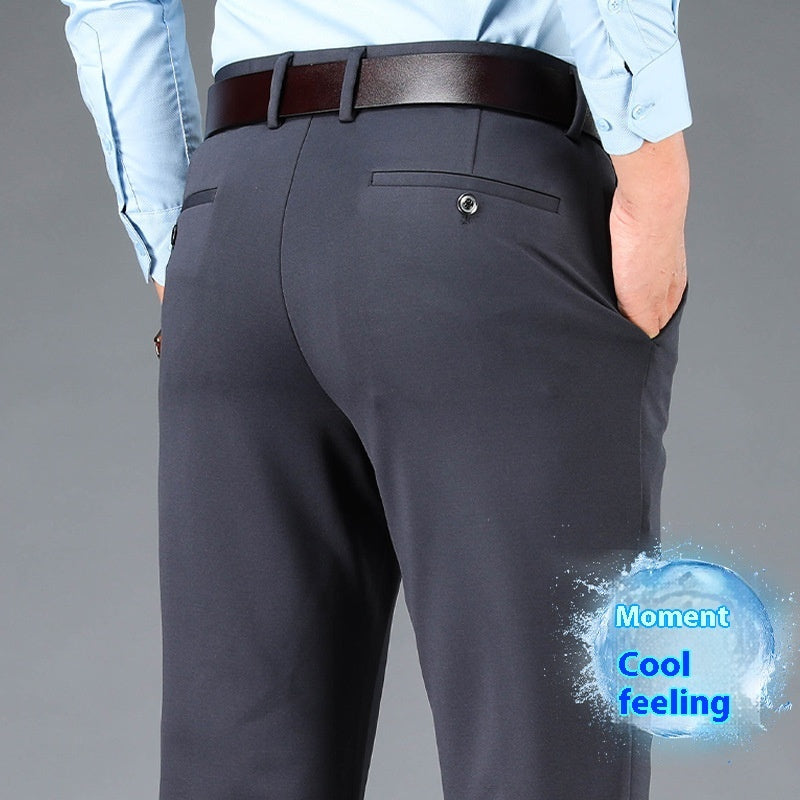 Pantalones VitalExec Hombre – Ejecutivos Térmicos, Corte Recto, Tallas Plus 29–52, Forro de Lana, Estilo Profesional Invierno Pantalones Ejecutivos NovaVitalShop