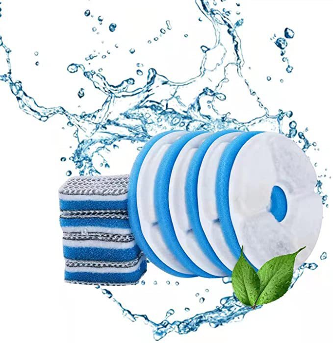 Fuente Inteligente de Acero Inoxidable para Mascotas – Circulación Automática para Gatos y Perros 0 Mi tienda Filter cotton set 220V US