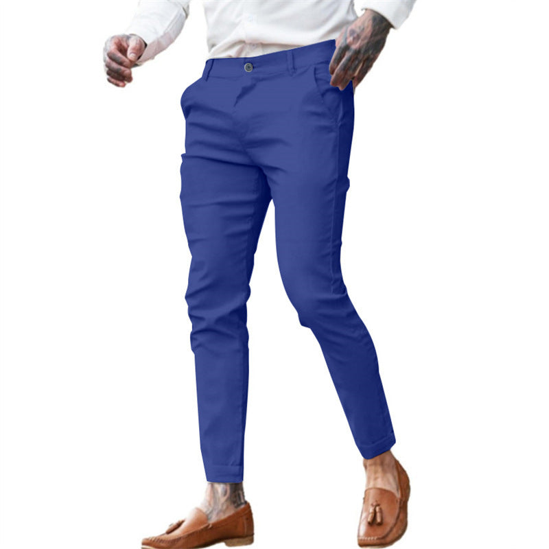 VitalTwill™ Pantalones Hombre – Stretch Slim Multicolor | Estilo Versátil y Cómodo Pantalones Casuales NovaVitalShop Blue 2XL
