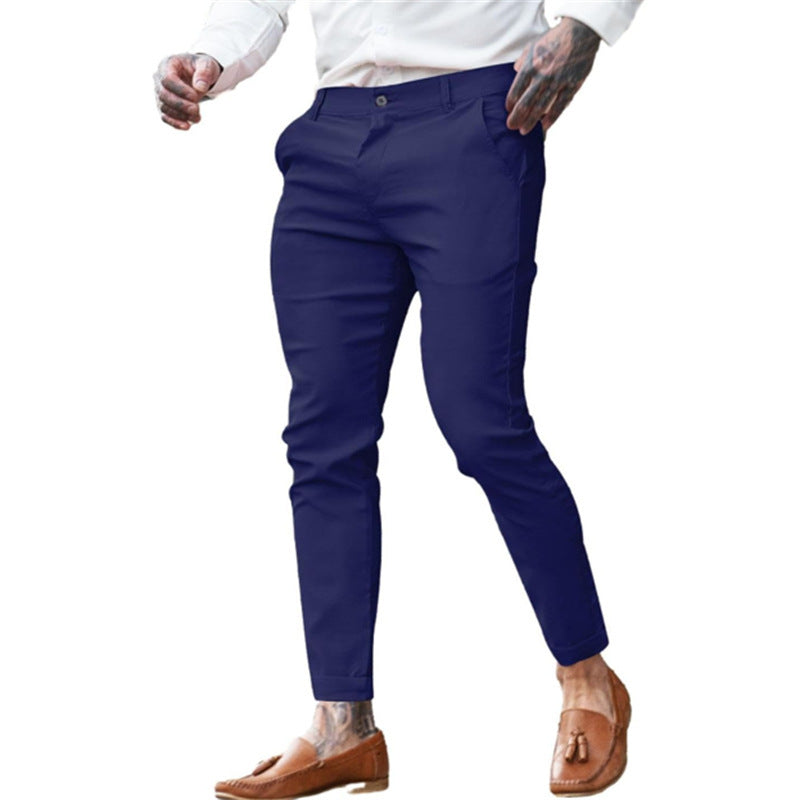 VitalTwill™ Pantalones Hombre – Stretch Slim Multicolor | Estilo Versátil y Cómodo Pantalones Casuales NovaVitalShop
