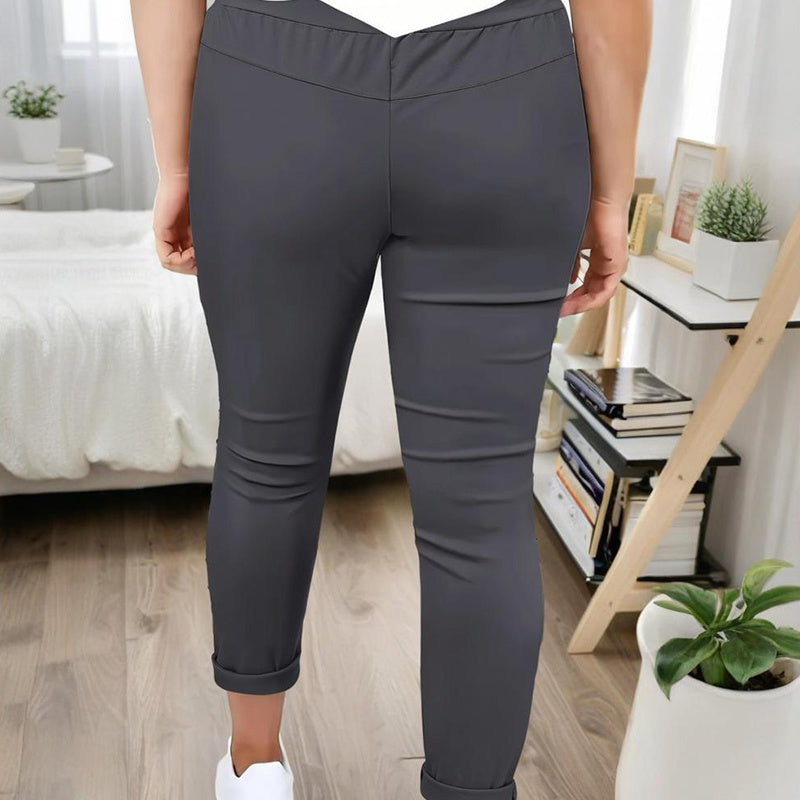 Pantalones VitalComfort – Corte Relajado, Cintura Elástica, Tejido Ligero Antirrugas (S–2XL) Jeans / Pantalones Mujer Mi tienda