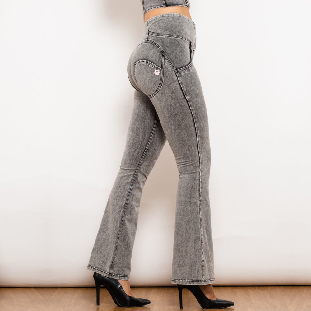 Jeans VitalLift Melody Mujer – Push Up, Tiro Alto, Corte Acampanado Realce Femenino (XS–XL) Pantalones / Jeans NovaVital