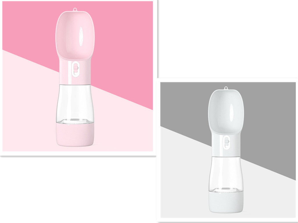 Dispensador de Agua Portátil para Perros | Botella Plegable 2 en 1 | Ideal para Viajes y Paseos Accesorios para mascotas / Bebedero port Mi tienda A set