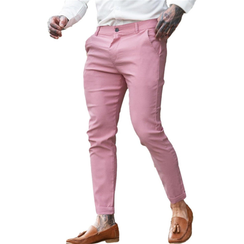VitalTwill™ Pantalones Hombre – Stretch Slim Multicolor | Estilo Versátil y Cómodo Pantalones Casuales NovaVitalShop