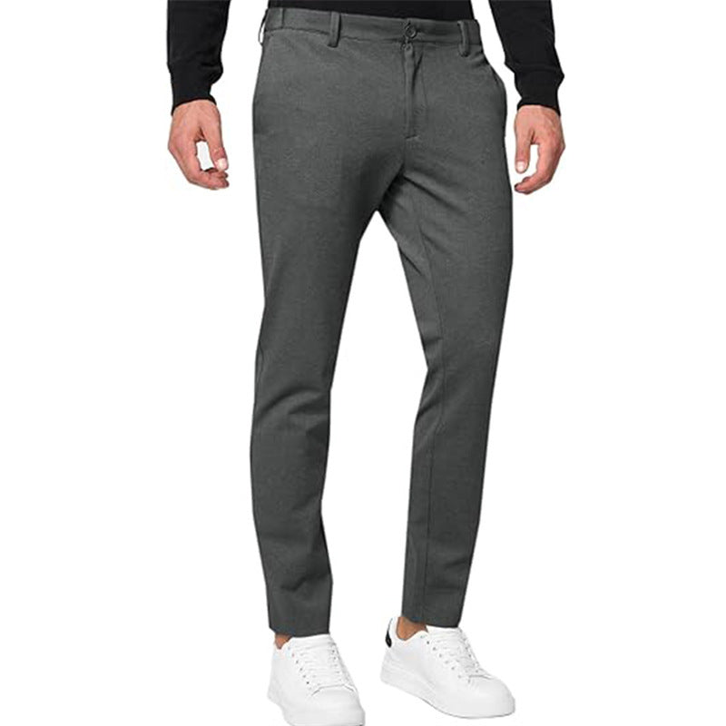 Chinos VitalBrit™ Hombre – Stretch Slim Elegante Estilo Británico | NovaVitalShop Chinos Hombre NovaVitalShop Dark Gray L