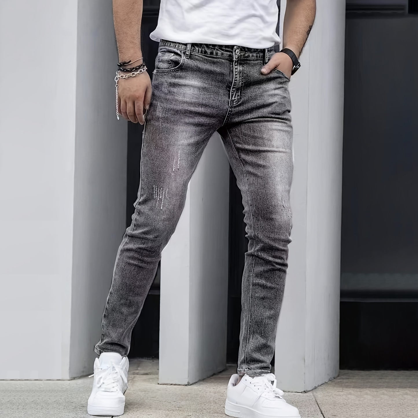 Jeans VitalComfort™ Hombre – Stretch Casual Color Sólido | Comodidad y Estilo Diario Jeans Casuales NovaVitalShop
