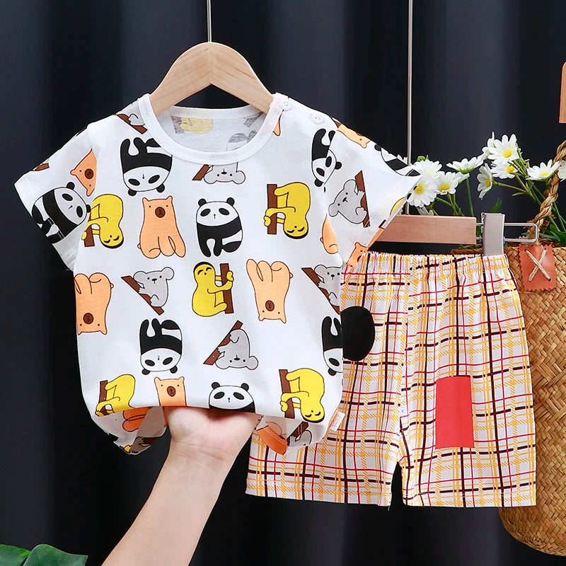 👕 Conjuntos Infantiles de Verano – Niña y Niño, Estilo Casual y Cómodo bebe NovaVitalShop