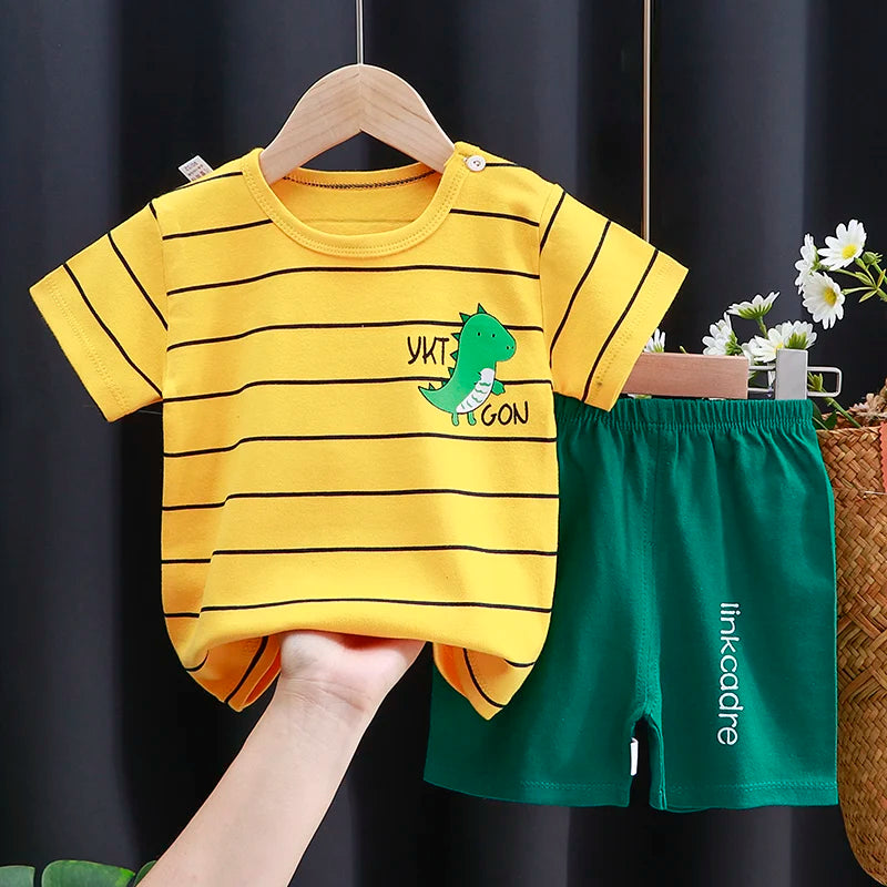 👕 Conjuntos Infantiles de Verano – Niña y Niño, Estilo Casual y Cómodo bebe NovaVitalShop