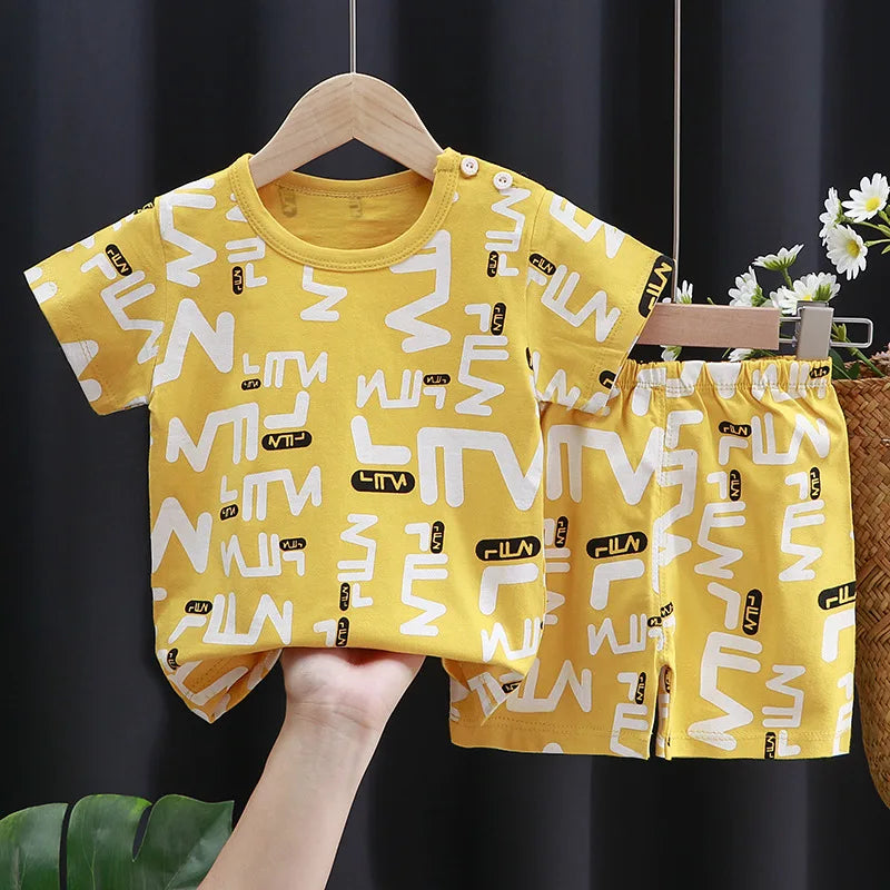 👕 Conjuntos Infantiles de Verano – Niña y Niño, Estilo Casual y Cómodo bebe NovaVitalShop