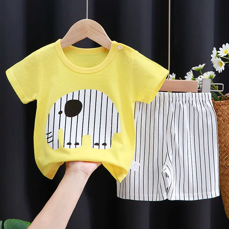 👕 Conjuntos Infantiles de Verano – Niña y Niño, Estilo Casual y Cómodo bebe NovaVitalShop