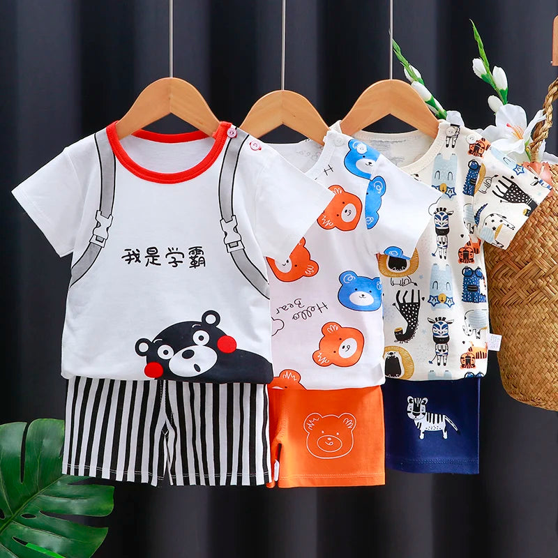 👕 Conjuntos Infantiles de Verano – Niña y Niño, Estilo Casual y Cómodo bebe NovaVitalShop