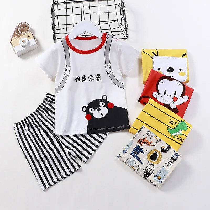 👕 Conjuntos Infantiles de Verano – Niña y Niño, Estilo Casual y Cómodo bebe NovaVitalShop