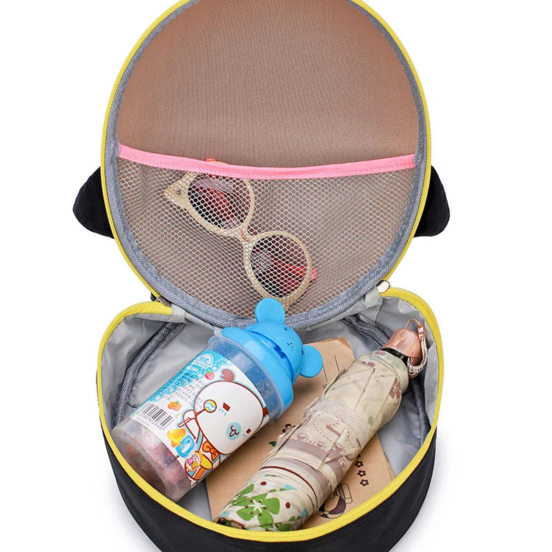 Mochila Infantil Ortopédica LXFZQ – Diseño 3D de Pingüino con Caparazón Rígido EVA (2–6 años) accesorios NovaVitalShop