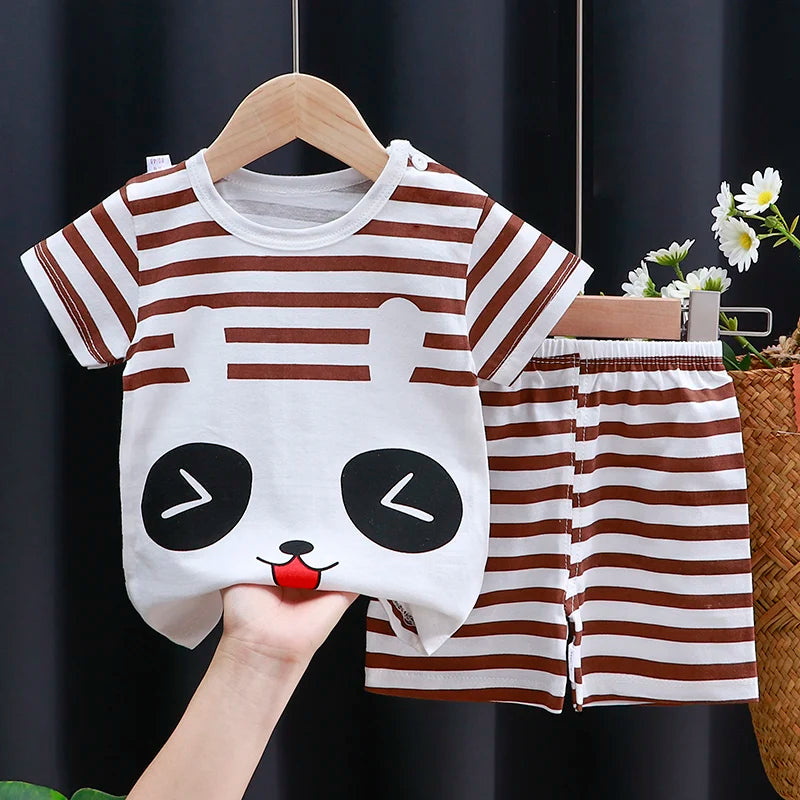 👕 Conjuntos Infantiles de Verano – Niña y Niño, Estilo Casual y Cómodo