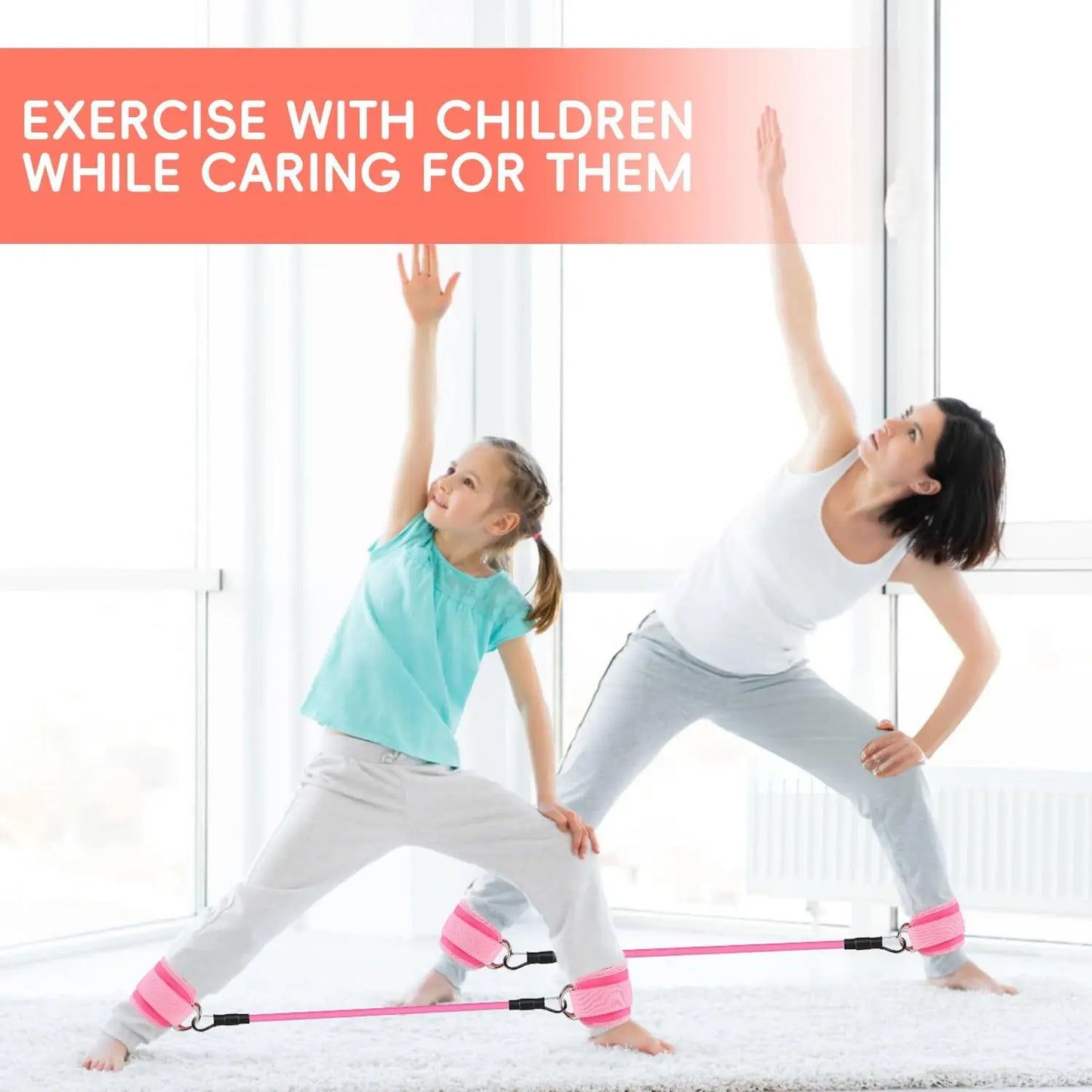 Ankle Resistance Bands with Cuffs Ankle Bands for Working Out Ankle Resistance Band Glutes Workout Equipment Butt Exercise Fitne NovaVital