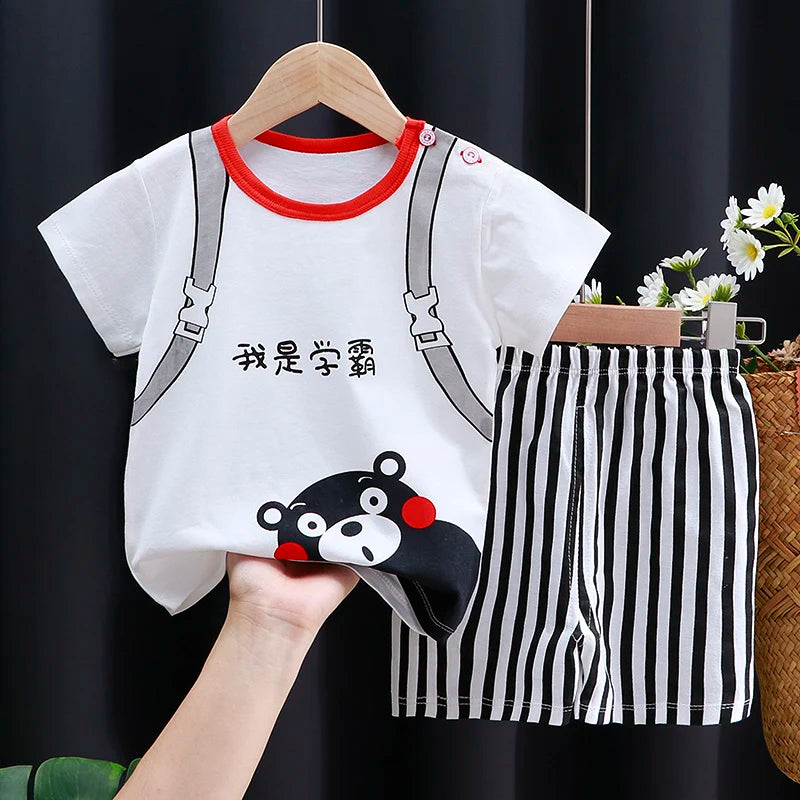 👕 Conjuntos Infantiles de Verano – Niña y Niño, Estilo Casual y Cómodo bebe NovaVitalShop