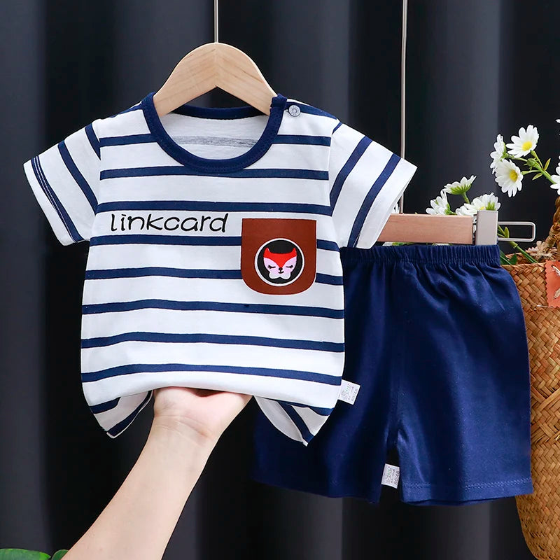 👕 Conjuntos Infantiles de Verano – Niña y Niño, Estilo Casual y Cómodo