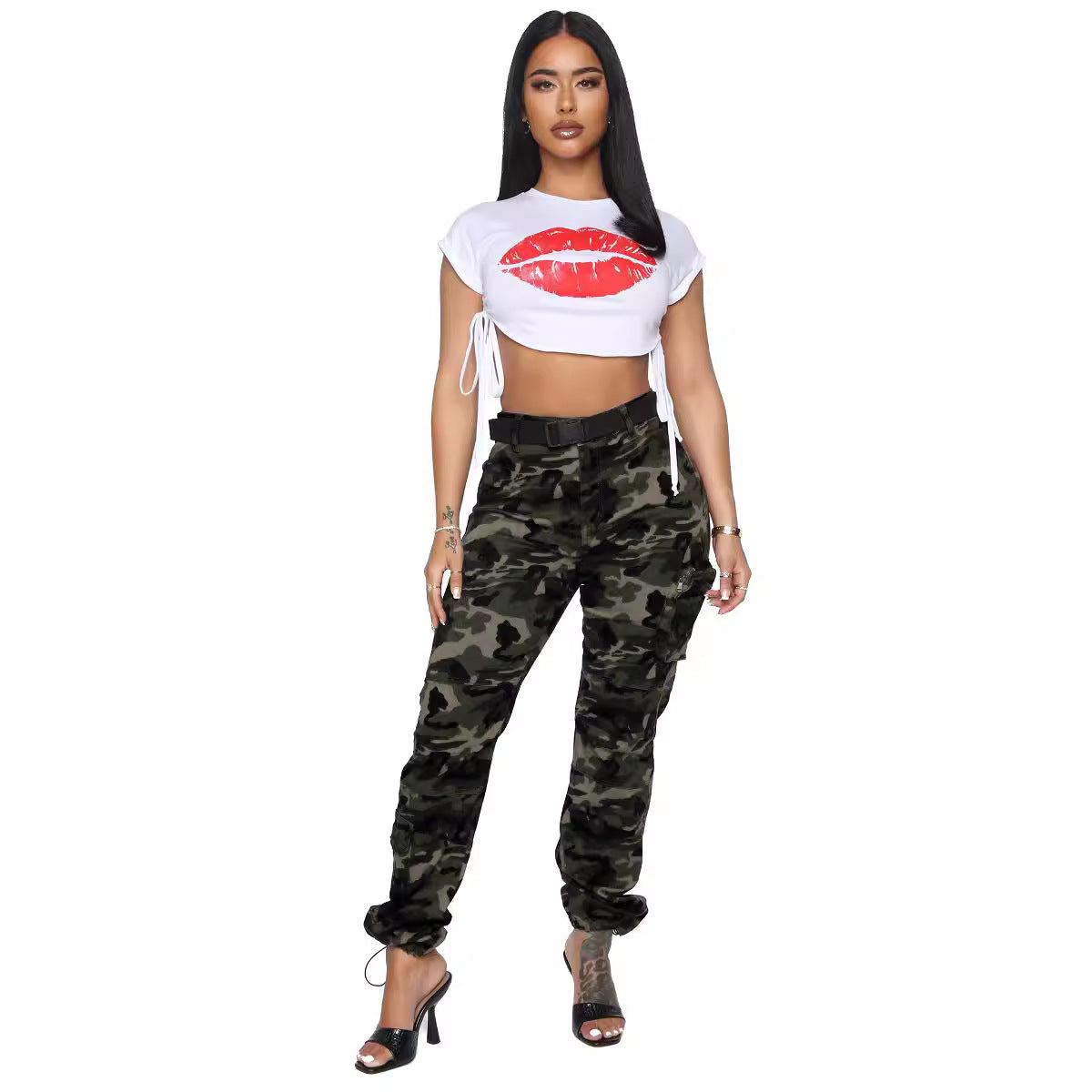 Jeans VitalUrban – Camuflaje · Cintura Alta · Estilo Workwear Jeans / Pantalones Mujer Mi tienda