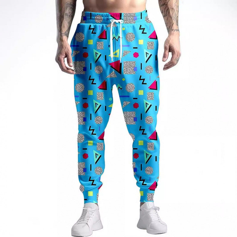 Joggers VitalRetro Hombre – Estilo 90s Multicolor, Corte Relajado, Tela Transpirable, Look Urbano Vintage (S–2XL) Joggers Hombre NovaVitalShop