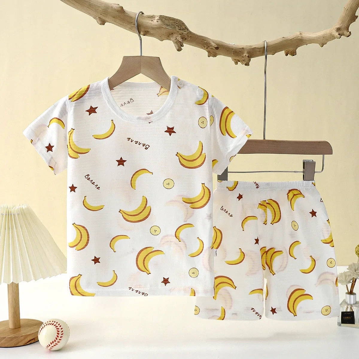 🧒 DreamCotton Sleep Set – Pijama Infantil de Verano 2 Piezas Conjuntos Infantiles / Ropa Deportiva Infantil / Sets 2 Piezas NovaVitalShop Style 3 12M