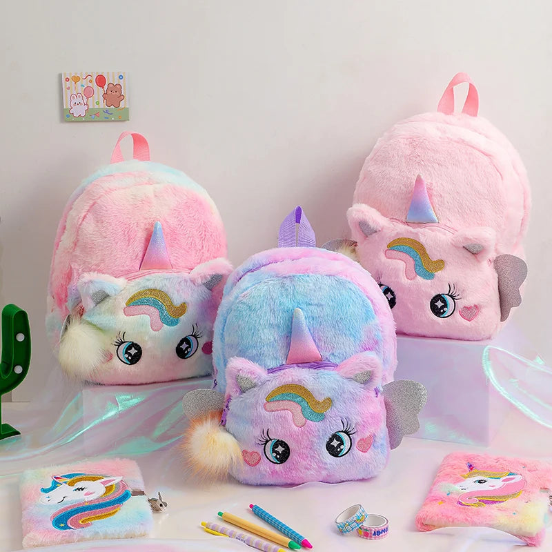 Mochila Escolar Infantil Unicornio – Estilo Princesa para Niñas (3–5 años, Espalda Acolchada) accesorios NovaVitalShop