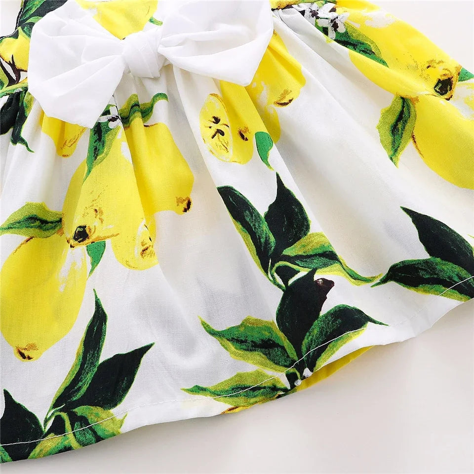 👗 Vestido Princesa sin Mangas para Bebé – Verano, Moño Grande, Regalo de Cumpleaños bebe NovaVitalShop